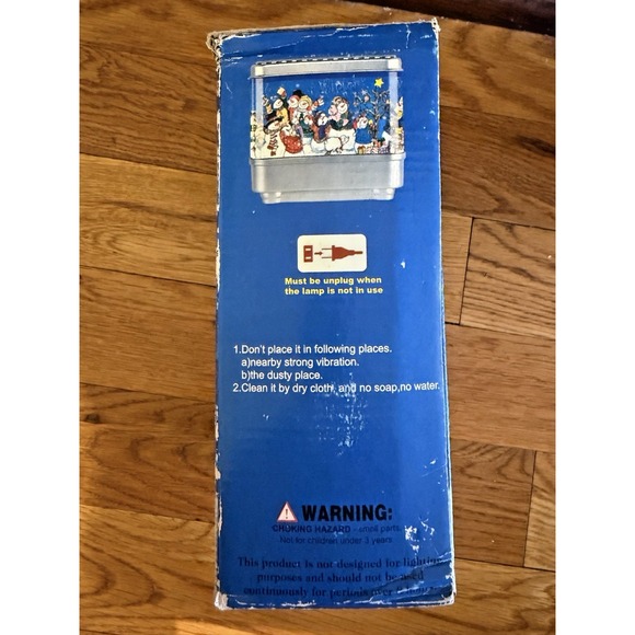 Rare Vtg Moving Scenic Lamp Rotating Nativity Christmas Holiday Light Decor - Picture 7 of 8